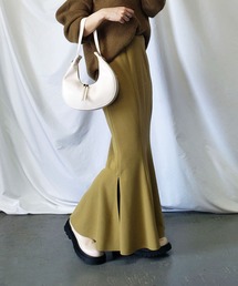 me+em select | 【 ５色展開 】サイドスリットロングマーメイドスカート(スカート)