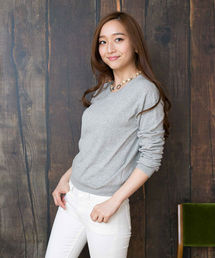 AZUL by moussy | C100%U/Nクロプト長袖KPO(ニット/セーター)