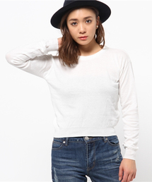 AZUL by moussy | C100%U/Nクロプト長袖KPO(ニット/セーター)