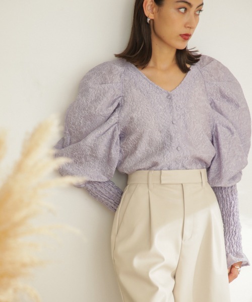 ROSE BUD（ローズバッド）の「2WAY袖ボリューム（シャツ/ブラウス