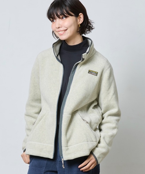 L.L.Bean(エルエルビーン)の「マウンテン・クラシック・フリース・ジャケット 米国フィット・プチ(その他トップス・レディース・パープル/ターコイズブルー/ブラック/ネイビー/ローズ系/ヘザーチャコール/ヘザーグレー・SMALL/MEDIUM/LARGE)」の15枚目の写真