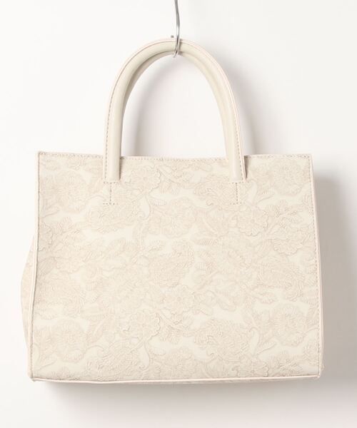 koe（コエ）の「型押しペイズリー柄トートバッグ（トートバッグ・レディース・ネイビー/ブラウン/アイボリー・FREE）」の19枚目の写真