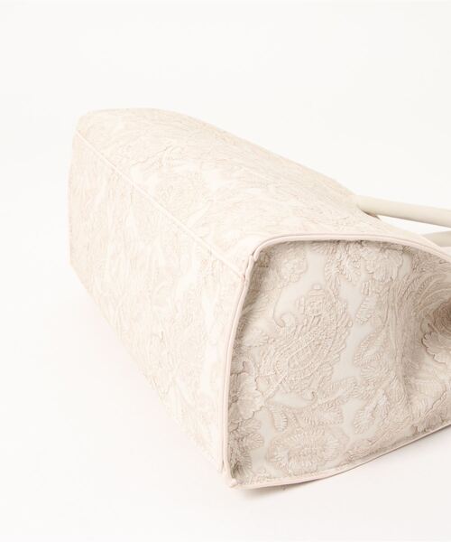 koe（コエ）の「型押しペイズリー柄トートバッグ（トートバッグ・レディース・ネイビー/ブラウン/アイボリー・FREE）」の18枚目の写真