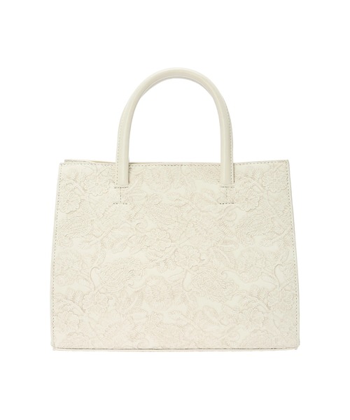 koe（コエ）の「型押しペイズリー柄トートバッグ（トートバッグ・レディース・ネイビー/ブラウン/アイボリー・FREE）」の11枚目の写真