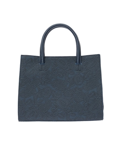 koe（コエ）の「型押しペイズリー柄トートバッグ（トートバッグ・レディース・ネイビー/ブラウン/アイボリー・FREE）」の9枚目の写真