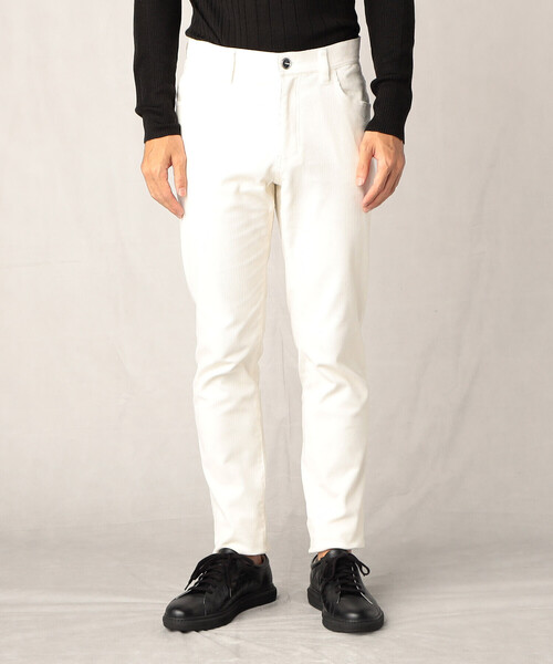 COMME CA MEN（コムサメン）の「14ウェル　コーデュロイ5ポケットパンツ（チノパンツ・メンズ・ネイビー/ホワイト/ダークブラウン・M/L/S）」の12枚目の写真