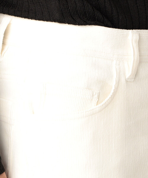 COMME CA MEN（コムサメン）の「14ウェル　コーデュロイ5ポケットパンツ（チノパンツ・メンズ・ネイビー/ホワイト/ダークブラウン・M/L/S）」の18枚目の写真