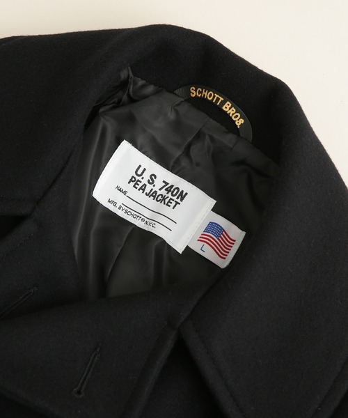 schott(ショット)の「Schott/別注 Pコート(ピーコート・メンズ・ネイビー・S/M/L)」の9枚目の写真