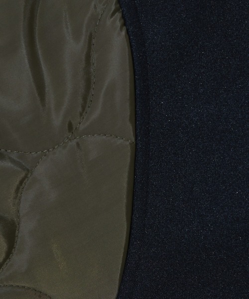 NOMINE(ノミネ)の「袖キルティングステンカラーコート(ステンカラーコート・レディース・カーキ/アイボリー/チャコールグレー/ブラック/キャメル/オフホワイト/グレー/ダークグリーン・フリー)」の21枚目の写真