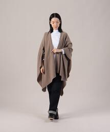 agnes b.（アニエスベー）の「AF57 PONCHO ウールポンチョ（その他