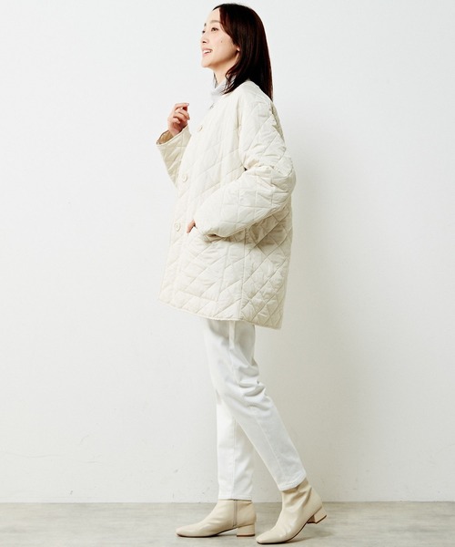 MELROSE claire 　キルティングコート MELROSE claire（メルローズ クレール）の「【ウォッシャブル
