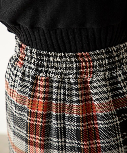 MILLION CARATS（ミリオンカラッツ）の「ツイードビッグチェックスカート（スカート・レディース・オレンジ/グリーン/ブラウン/イエロー/パープル・FREE）」の12枚目の写真