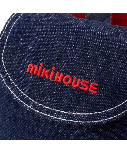 MIKI HOUSE（ミキハウス）の「デニムリュック（バックパック/リュック・キッズ・インディゴブルー・ONE SIZE）」の4枚目の写真