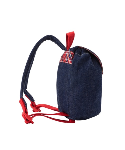 MIKI HOUSE（ミキハウス）の「デニムリュック（バックパック/リュック・キッズ・インディゴブルー・ONE SIZE）」の3枚目の写真