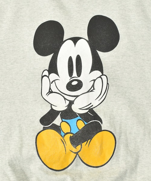 ヴィンテージ古着 Oldmickey 90s Mickey ミッキー Oldmickey ヴィンテージ古着 オールドミッキー のファッション クルーネックスウェット スウェット 両面プリント ミッキー 正規小売店