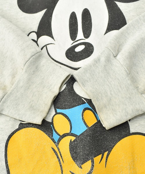 OLDMICKEY （オールドミッキー）の「【ヴィンテージ古着】90s Mickey / ミッキー 両面プリント クルーネックスウェット（スウェット・メンズ・グレー・X-LARGE）」の7枚目の写真