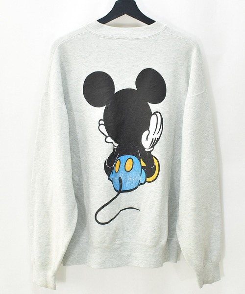 OLDMICKEY （オールドミッキー）の「【ヴィンテージ古着】90s Mickey / ミッキー 両面プリント クルーネックスウェット（スウェット・メンズ・グレー・X-LARGE）」の8枚目の写真