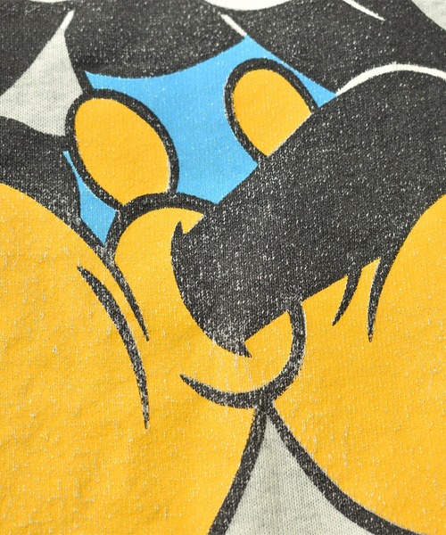 OLDMICKEY （オールドミッキー）の「【ヴィンテージ古着】90s Mickey / ミッキー 両面プリント クルーネックスウェット（スウェット・メンズ・グレー・X-LARGE）」の4枚目の写真