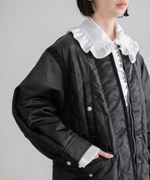 yuw | ツイルミリタリーミドルブルゾン　179533(ミリタリージャケット)