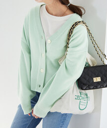 SLOBE IENA | ファインウールラウンドヘムカーディガン【手洗い可能】(カーディガン/ボレロ)