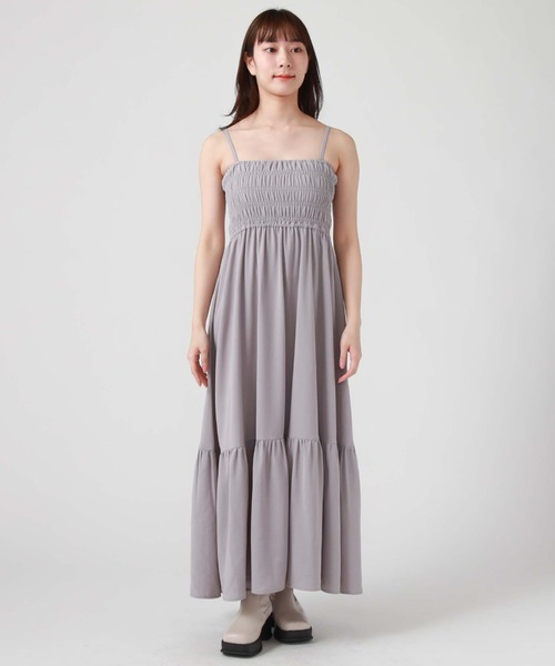 archives(アルシーヴ)の「ハーフzipスウェット×シャーリングキャミワンピースSET(ワンピース・レディース・グレー/ブルー/アイボリー・MEDIUM)」の21枚目の写真