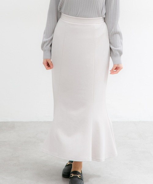 Honeys（ハニーズ）の「マーメイドスカート（スカート・レディース・ブラック/アイボリー/ブルーグリーン/ピンク・L/S/LL/M）」の2枚目の写真