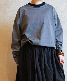 クリアボーダー クルーネック-Big-プルオーバー