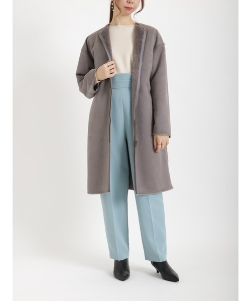 Te chichi（テチチ）の「総針ショルダーフリルニット（ニット/セーター・レディース・ネイビー/ブラック/オフホワイト・ﾌﾘ-）」の8枚目の写真