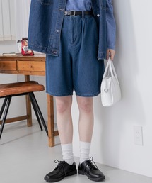 ハーフデニムパンツ