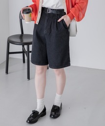 ハーフデニムパンツ