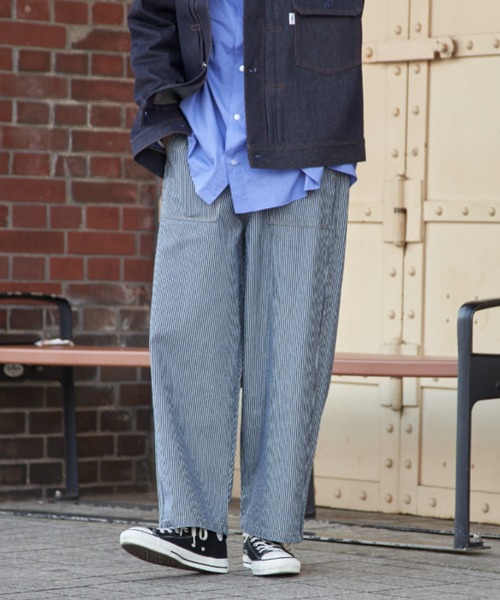 CONES BOSS（コーンズボス）の「【CONES BOSS × CIAOPANIC】ワイドバルーンデニムパンツ（デニムパンツ・レディース・オフホワイト/ブルー/ネイビー/ベージュ・SMALL/MEDIUM/LARGE）」の8枚目の写真