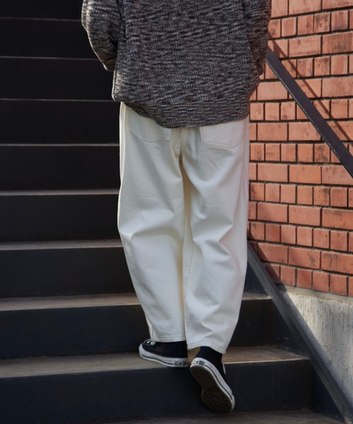 CONES BOSS（コーンズボス）の「【CONES BOSS × CIAOPANIC】ワイドバルーンデニムパンツ（デニムパンツ・レディース・オフホワイト/ブルー/ネイビー/ベージュ・SMALL/MEDIUM/LARGE）」の22枚目の写真