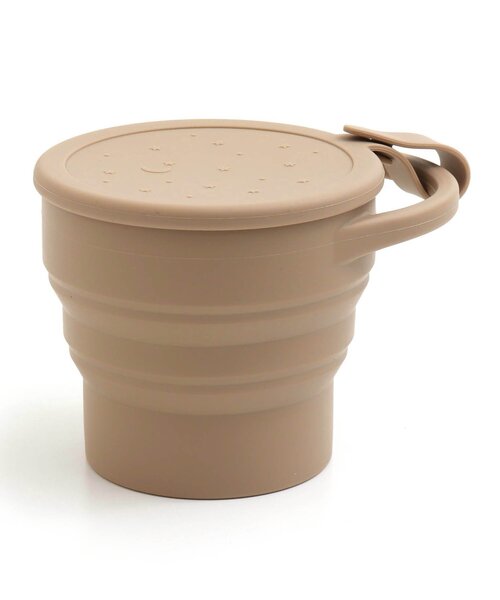 apres les cours（アプレレクール）の「【折りたたみ式】スナックカップ（その他ベビー用品・キッズ・サックスブルー/アイボリー/ピンク/ブラウン・FREE）」の10枚目の写真