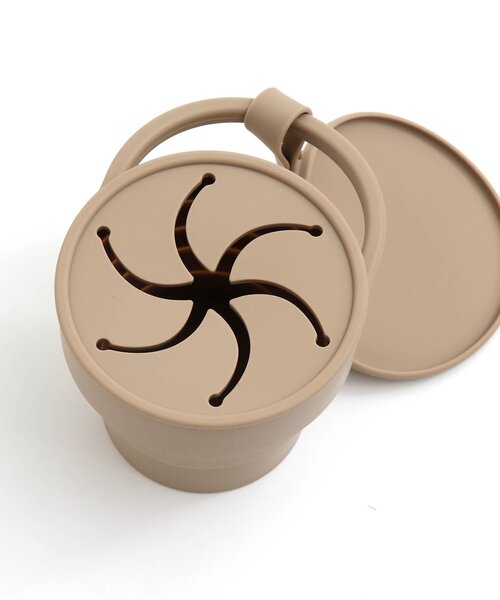 apres les cours（アプレレクール）の「【折りたたみ式】スナックカップ（その他ベビー用品・キッズ・サックスブルー/アイボリー/ピンク/ブラウン・FREE）」の12枚目の写真