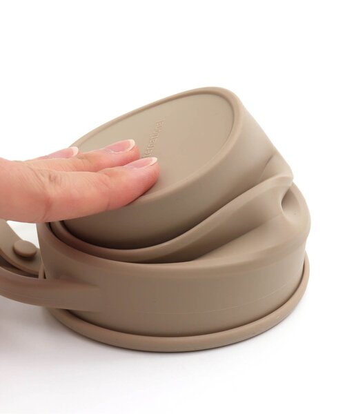 apres les cours（アプレレクール）の「【折りたたみ式】スナックカップ（その他ベビー用品・キッズ・サックスブルー/アイボリー/ピンク/ブラウン・FREE）」の16枚目の写真