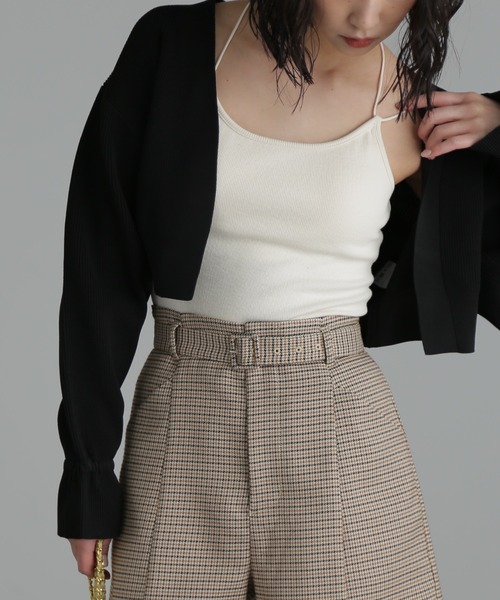 FREE'S MART（フリーズマート）の「◆バックリボンニットボレロ（カーディガン/ボレロ・レディース・ホワイト/ブラック/グリーン・FREE）」の17枚目の写真