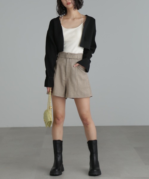 FREE'S MART（フリーズマート）の「◆バックリボンニットボレロ（カーディガン/ボレロ・レディース・ホワイト/ブラック/グリーン・FREE）」の19枚目の写真