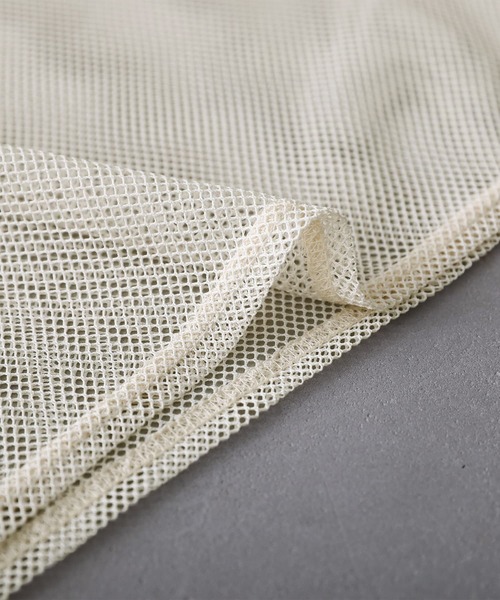 n'OrLABEL(ノアールレーベル)の「『シアーメッシュデザインロンT』(Tシャツ/カットソー・レディース・アイボリー/ブラック・FREE)」の9枚目の写真