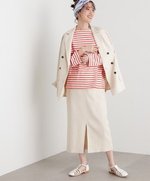 N.（N. Natural Beauty Basic） | 【S Size Line】◆麻混タイトスカート(スカート)