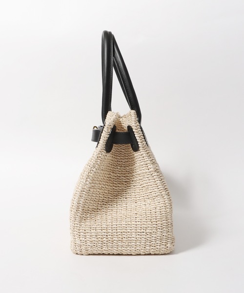 COTTO（コトゥー）の「COTTO/コトゥー トートバッグ かごバッグ（トートバッグ・メンズ・ブラック系/ブラウン系・FREE）」の3枚目の写真