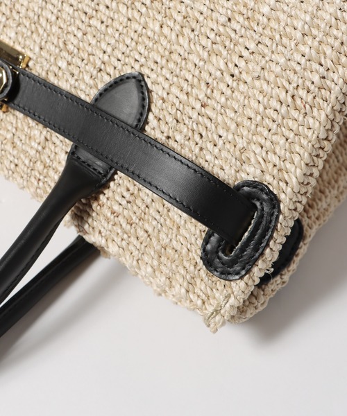 COTTO（コトゥー）の「COTTO/コトゥー トートバッグ かごバッグ（トートバッグ・メンズ・ブラック系/ブラウン系・FREE）」の7枚目の写真