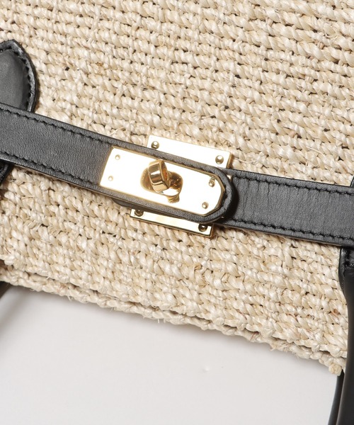 COTTO（コトゥー）の「COTTO/コトゥー トートバッグ かごバッグ（トートバッグ・メンズ・ブラック系/ブラウン系・FREE）」の8枚目の写真