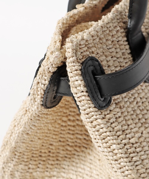 COTTO（コトゥー）の「COTTO/コトゥー トートバッグ かごバッグ（トートバッグ・メンズ・ブラック系/ブラウン系・FREE）」の9枚目の写真