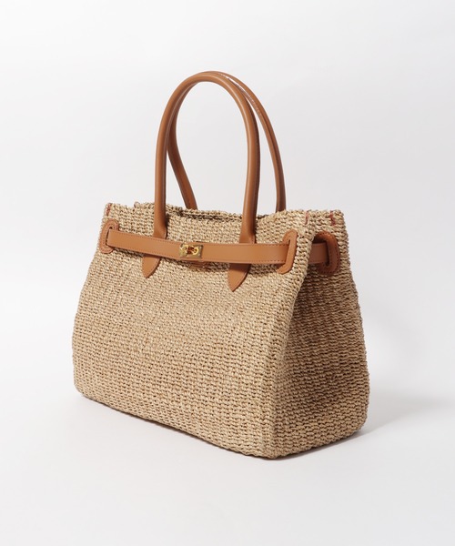 COTTO（コトゥー）の「COTTO/コトゥー トートバッグ かごバッグ（トートバッグ・メンズ・ブラック系/ブラウン系・FREE）」の14枚目の写真