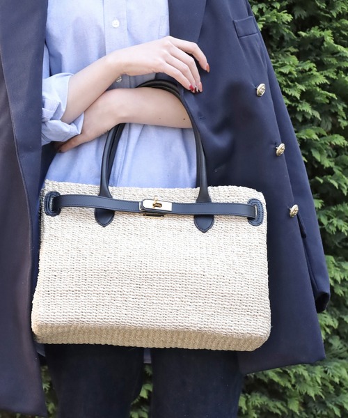 COTTO（コトゥー）の「COTTO/コトゥー トートバッグ かごバッグ（トートバッグ・メンズ・ブラック系/ブラウン系・FREE）」の17枚目の写真