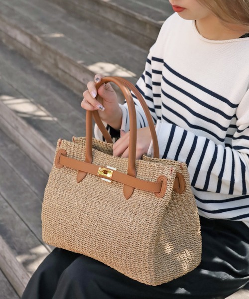 COTTO（コトゥー）の「COTTO/コトゥー トートバッグ かごバッグ（トートバッグ・メンズ・ブラック系/ブラウン系・FREE）」の18枚目の写真