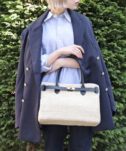 COTTO（コトゥー）の「COTTO/コトゥー トートバッグ かごバッグ（トートバッグ・メンズ・ブラック系/ブラウン系・FREE）」の20枚目の写真