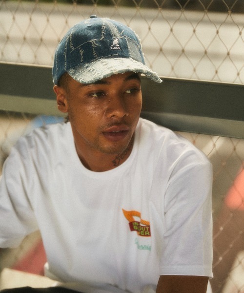 KANGOL(カンゴール)の「KANGOL DENIM MASHUP BASEBALL(キャップ・メンズ・ネイビー・ONE SIZE)」の8枚目の写真