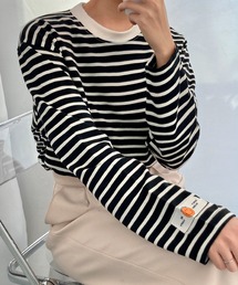 ストライプルーズTシャツ
