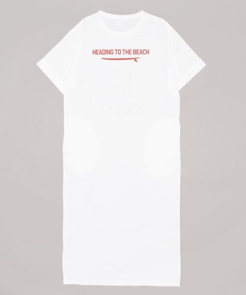 Ocean Pacific（オーシャンパシフィック）の「【OP:オーピー】レディース半袖ワンピース（ワンピース・レディース・ホワイト/ベージュ/チャコール・LARGE/MEDIUM/X-LARGE）」の4枚目の写真